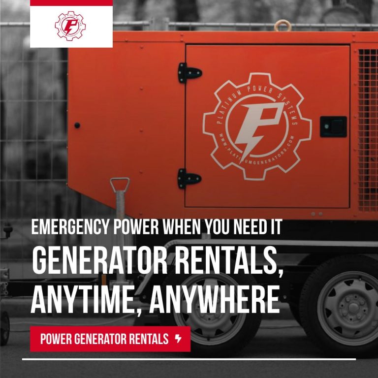 Emergency Power When You Need It – Anytime, Anywhere