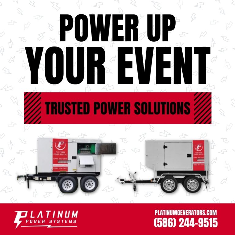 Power Up Your Event: Reliable Generators for Seamless Experiences